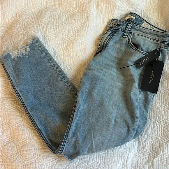 NWT! Rag & Bone JEAN Medecino Dre Low Rise Slim Boyfriend Jeans - 26 - Picture 13 of 16